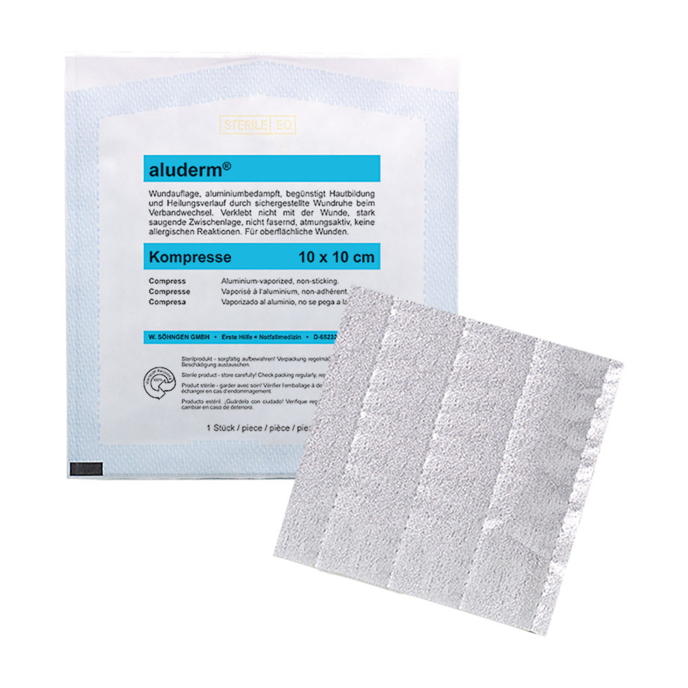 Aluderm Kompresse 10 cm x 10 cm